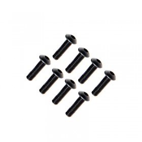 FTX Button Head Hex Screw M4 X 12mm (8pc)
